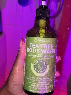 This BODYWASH is so moisturizing!!! Love the lather too!  #teatreebodywash #teatreeoils #roycedermcream #roycedermbodywash #tiktokshopfinds 