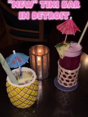 new tiki bar in detroit alert 🚨  #downtowndetroit #detroitlife #thingstodoindetroit #detroitbars 