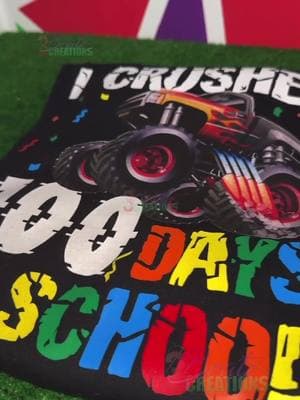 Custom 100th Day Of School Tees 🖍️📚🥳 #3bratzcreations #100thdayofschool #customtees #100thdayofschoolshirt #icrushed100days #shippingworldwide🌍✈️ 