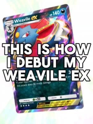 #capcut This is how I debut my #weavile #PokemonEx #holographic in #pokemontcgpocket #PVP #tcg #pokemoncards #pokemon #PokemonTCGP