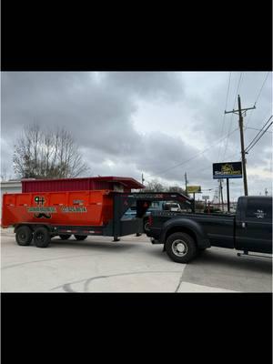 Have 2- 16ft (16 yard) roll off dumpsters for rent. Construction and demolition debris, trees, stumps, limbs, dirt, rock, concrete chunks.  Also can deliver loads of gravel, driveway material, sand, dirt, etc. #swla #platinumhaulingllc #f350 #platinum #ford #deleted #rolloffdumpster #dumptrailer #smallbusinesscheck #SmallBusiness 