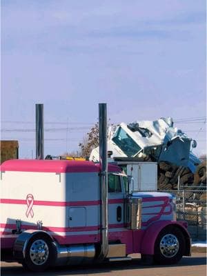 #pink #peterbilt #uhtrucks #unitedmetalsrecycling 