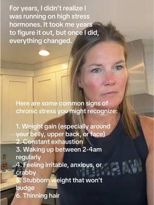 Hormone balance including cortisol, makes the biggest difference as we age. If you're feeling the weight of chronic stress like I was just know that you don't have to continue feeling anxious, stressed & irritated af. It's not a fun place to be & I'm so thankful to have found solutions. If you're curious too, connect with me & let's get you feeling happier & healthier.  #stressmanagement #howtobalancecortisol #StressRelief #guthealth #womenover40 #CortisolBalance #Reducelnflammation #CortisolSupport