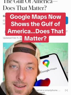 #greenscreen Google Maps now shows the Gulf of America. Does that matter? #fypシ #fyp #viralvideo #googlemaps #gulfofamerica #wow #gulfofmexico #apnews #ovaloffice #trump #america #usa #breakingnews #doesitmatter 