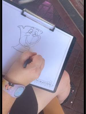 The absolute best part of Festival of the Arts! #disneyanimation #disney #disneyworld #epcot #animationacademy #disneyart #beautyandthebeast #chip #drawing 