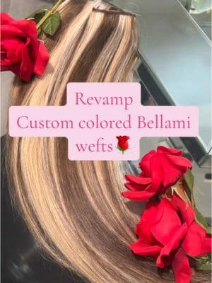 Give her bundles for Valentine’s Day 😍🌹💋🖤 @Redken #bellamihair #bellamihairextensions #weftextensions #customhaircolor #hairstylist #hairstylistsoftiktok #redkenshadeseq #hairrevamp #hairtransformation #fyp #fontanasalon #fontana #iehairstylist #valentinesdayhair 