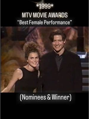 What tough competition that year! 1999 MTV Movie Awards. . . . . . #mtv #90smtv #movieawards #bestactress #90s #90skid #90sbaby #90saesthetic #90sthrowback #90shair  #brendanfraser  #throwback #nostalgia #nostalgic #childhood  #90svintage #retro #vintage #millenial  #90srewind #memoryunlocked #90stv #80sbaby #80skid #a90slife 