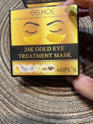 EELHOE 24K PURE GOLD ANTI-AGING COLLAGENHYALUBONIC ACID 24K GOLD EYE TREATMENT MASK#chulaychingona #TikTokShop  EELHOE 24K PURE GOLD ANTI-AGING COLLAGENHYALUBONIC ACID 24K GOLD EYE TREATMENT MASK