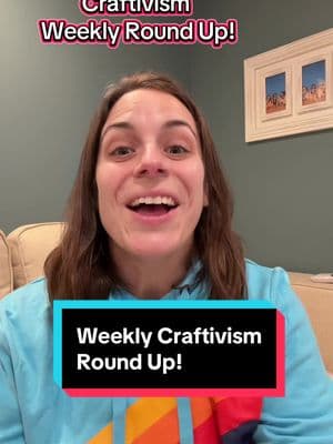 We could all use something to look forward to so please go check out these crafty craftivist creators to get inspired, laugh, or maybe even win big!  @SpellboundStitcheryNdlpt  @Sara Schaefer  @Julia (fairlywell_handmade)  #craftivist #craftivism #craftersoftiktok #ndlptnation #needlepoint #embroidery #knittok 