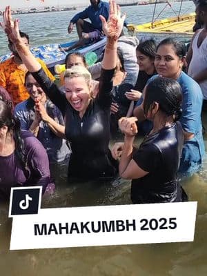 MAHAKAUMBH 2025 🙏✨ A once-in-144-years sacred dip at Sangam. Priceless cultural experience that was nothing but joy and inclusion. As an American, this was nothing but amazing. Perfect strangers that treated me with so much kindness. #atx_blonde #Sadhguru #India #holydip #Mahakumbh #Kumbhmela #prayagraj #bharat #kumbh #kumbhmela2025 