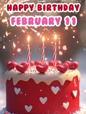 11 February Happy Birthday Song🎵 Happy Birthday WhatsApp Status 🎊 Happy Birthday Wishes 🎂 Join our community in sharing joy 🤩  #birthdaybyday #happybirthday #february11 #february11th #11february #birthday #february #hbd #februarybirthday #birthday #birthdays #februarybirthdays #birthdaycake #celebrationavenue  #birthday #birthdaystatus #birthdaywishes #birthdaygreetings #happybirthdaysong #happybirthdaywishes #happybirthdaytoyou #happybirthdaytome #birthdaygreetings #birthdaygift  #birthdaygirl #birthdayboy #itsmybirthday #ai #aimusic #aiartwork #winterbirthdayparty