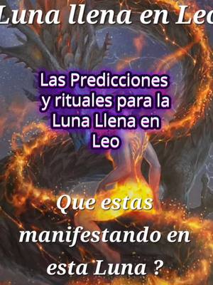 🌕 AstroNoticias - Luna Llena en Leo (12 de febrero) 🔥 ✨ ¡Un portal de culminación y revelación! La Luna Llena en Leo abre un espacio de brillo, expansión y verdad interior. Es el momento de conectar con tu esencia y reconocer tu luz sin miedo. Esta energía será más intensa para los signos fijos: ♉ Tauro, ♌ Leo, ♏ Escorpio y ♒ Acuario. 🌟 Mensaje energético: 🔥 Ámate en totalidad → No ocultes tu esencia por miedo al juicio. Eres único, y es momento de abrazarlo. 🔥 Rompe cadenas mentales → El control solo genera resistencia. Suelta y confía en el proceso. 🔥 Activa tu poder creador → Usa esta Luna para manifestar desde el corazón. Tu luz es medicina para el mundo. 🔮 Mantra de la Tara Blanca para protección y claridad: 🌿 "Om Tare Tuttare Ture Mama Ayuh Punya Jñana Pushtim Kuru Svaha" 🌿 ✨ Repite este mantra para disipar miedos, conectar con la sabiduría y expandir tu energía creativa. 💬 ¿Cómo sientes esta Luna Llena? Cuéntamelo en los comentarios y conecta con más mensajes en mi canal Divina Luna Tarot. 🔮🌙 📲 Consultas personalizadas por WhatsApp: +1 (305) 224-2037 #AstroNoticias #LunaLlenaEnLeo #BrillaSinMiedo #Astrología  #DivinaLuna_tarot 