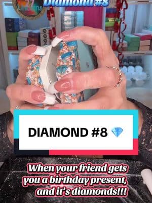 DIAMOND 8️⃣!! MARCH BIRTHDAY 🎉 Congratulations @KayyBabyy❤️‍🔥 #DIAMOND #BombParty #BombPartyJewelry #BombPartyReveals #fyp #fypシ 