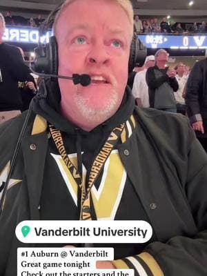 #1 Auburn @ Vanderbilt  Great game #basketball #SEC #wareagle #anchordown⚓️ #PAAnnouncer #announcer #secnetwork 