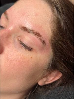 Brow lamination with no tint #brows #okcbrows #oklahomacity #browartist #browspecialist #browlamination #browmapping 