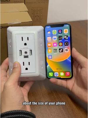 5 Hours Left—Upgrade Your Charging with This Power Strip + Nightlight! ⚡🛒#powerstrip#fyp#fouyou#TikTokShop#poweroutlet#walloutlet#gift#desksetup#Home lmprovement