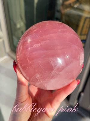 are you team Gemmy💎 or Bubblegum Pink💖 Rose Quartz?🤭✨ Both available during my “Galentine’s” Live Sale🥀 this Thursday, 2/13 @ 6pm PST on IG 💌 #rosequartz #starrosequartz #gemmy #pinkcrystal #crystallivesale 