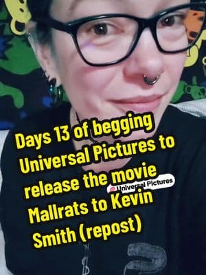 (petition in bio/link tree) Mallrats is one of my favorite movies of all time. I met Kevin Smith at a Q&A not long ago (he's amazing BTW) and had asked him about Mallrats 2. He told us that universal has it locked up and they won't pay to make a 2nd movie, nor will they RELEASE it so Kevin Smith can make a sequel... But PLEASEEEEE @Universal Pictures you make so much money normally, can't you just make people happy? Please release it so we can get a Mallrats 2 in my lifetime (before I die, I'm not currently dying - but I also have road rage so who knows what could happen) 😭 it's incredibly lame to hold a cult classic movie hostage, when someone else wants it (and it's rightfully theirs, since they wrote it...) stay tuned... #greenscreen #kevinsmith #kevinsmithmovies #jasonmewes  #jayandsilentbob #mallrats #mallrats #twilightofthemallrats #millennial #xennial #genx #90s #malls #universalstudios #universalpictures #universal #please #beg #fyp #foryou #zyxcba 