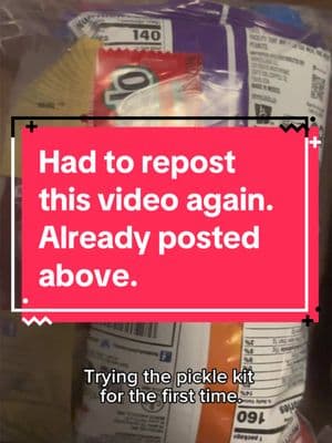 Had to #repost again for the affiliate program. Already posted the video. #doublemunchpicklekit #picklekit #unboxing #MunchGummies #fyp #tiffanylovesloki86 