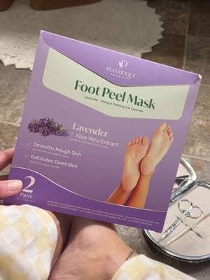 TLC for the feet!!  -Sold by @Plantifique #feet #footpeelmask #footcare #fyp #plantifique 