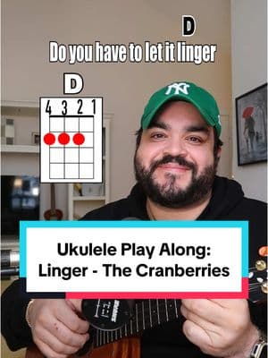 Linger by the Cranberries Ukulele Play Along 🎸 #ukuleletiktok #ukuleletutorial #thecranberries 