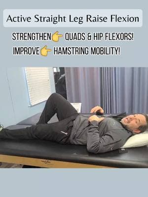 Try this easy technique to strengthen your Quads and hip Flexors as well as improve your Hamstring mobility #easyexercise #hamstrings #hipflexors #quadstrength 