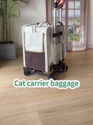 ✈️ Travel with ease using our Foldable Cat Carrier Baggage! 🐾 Lightweight, portable, and designed for comfort, it’s perfect for trips with your feline friend. Folds up for easy storage when not in use! 🐱💼 #CatCarrier #FoldableConvenience #TravelWithPets #AdventureReady