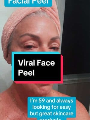 #facialpeel #skinpeel #skincare #over40 #over50 #wrinkles #dryskin 