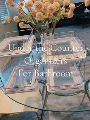 I can’t wait to get these bathroom cabinet organizers in my bathroom! Time for some spring cleaning! #tiktokshoprestock #bathroom #organizer #cabinetorganizer #bathroomorganization #bathroomorganizer #springcleaning #organization 