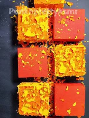 Orange and flakey yellow dyed chalk blocks!!  FVOYT  Don't forget to visit my store online! Link in bio or go to punknprettyasmr.com NO REPOSTS OR EDITS ALLOWED  #gymchalk #gymchalkasmr #asmrgymchalk #asmrsounds #asmrvideo #asmr #asmrgymchalkcrushing #gymchalkreforms #asmrgymchalkcrush #gymchalkcrushing #asmrgymchalkcrumble #oddlysatisfyingasmr #gymchalkcrumbling #dyedgymchalk #glitter #asmrglitter #explorepage #powderplay #oddlysatisfying