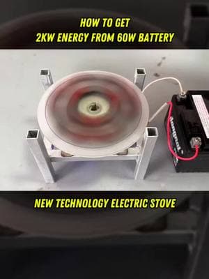 How to get 2kw energy from 60w battery #freeenergy #energy #electric #DIY #diyproject #invention #power #usa🇺🇸 #battery #how 