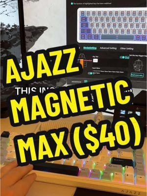 THEY SELL OUT SOO FAST #ajazz #onsalenow #stockkeyboard #ajazzak680max #hekeyboard #ajazzak680maxhe #halleffect #gamingkeyboard #ak680max #adjustableactuation #gaming #xshopreview #affordabletech #onsale #ak680maxhe #8kpollingrate #rapidtriggerkeyboard #keyboardmouseplayer #kbmplayer 