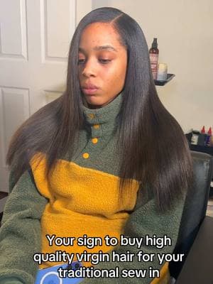 Bundles from our #StyledByTshikaaa collection. They blend so well with our clients hair 😍 Service: Traditional sew in Hair: #StyledByTshikaaa February appointments available, click link in bio. March appointments out 2/20. #traditionalsewinnyc #newyorksewins #leaveoutsewinnyc #leaveoutsewin #traditionalsewin #nychairstylist 