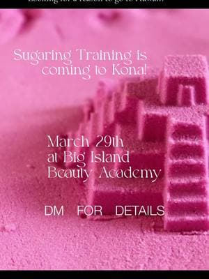 Sugaring class is open to licensed professionals and beauty school students #tamaras#getsugarcertified  #sugaringtraining #71448878#Sugaring