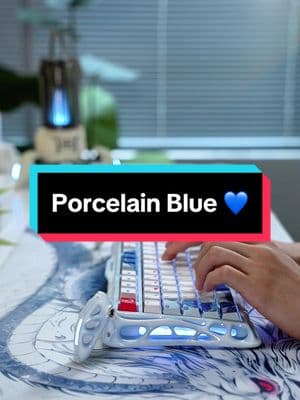 Unboxing new set, Mercury Special Edition-Porcelain Blue Gaming Set💙🐉 LINK IN MY BIO!!!👉 #gravastar #mercurykeyboard #mercurymouse #newdrop #newarrvials #blue #ValentinesDay #giftidea 