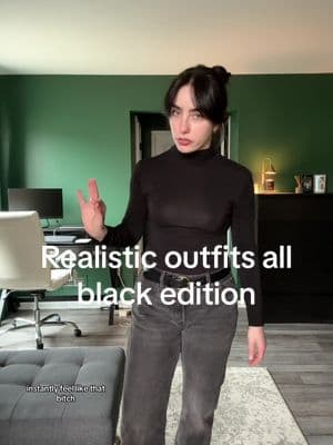 Realistic outfits when you have “nothing to wear” all black edition! 🖤 #blackdenim #realisticoutfitideas #easyoutfitideas #everydayoutfitinspo #allblackoutfit #allblackoutfitinspo #easyallblackoutfit @Levi’s @Free People @target @Amazon Fashion @Urban Outfitters 