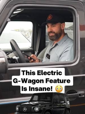 This is the funniest and sickest feature I've tried on a car so far. This electric G-Wagon is insane. #electricvehicles #gwagon #gturn #luxurycars #carenthusiast #fy #fyp 