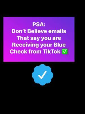 #bluecheck #bluecheckmark #dontgetscammed 