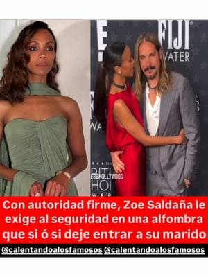 #zoesaldana #actriz #hollywood #zoesaldaña #premio #criticschoiceawards #mejoractriz #saldaña #zoesaldaña #esposos #esposo #hollywoodestudios #dominicanos #mexicanos #mexico #republicadominicana #dominicanrepublic #dr #rd 