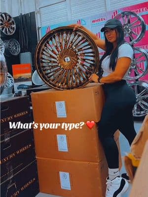 What’s your type this Valentines Day? 😏 We’ve got options. Choosing wheels is a lot easier than choosing a Valentine. Come check us out.  • • #wheels #ValentinesDay #newwheels #wheelparadise #options #valentinesgift #fyp #girlsandcars #newwheels #inventory #dolce #azara #goldwheels #chromewheels #artis #usmags 