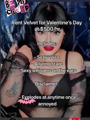 Taking applications now 😆🥰🥀 #foryoupage #ValentinesDay #fyp #industrialgoth #emogoth #blackdyedhair #altfashion #creatorsearchinsights #tattooed #pinup