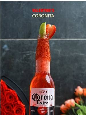 I’m almost done with the Valentine’s content, but I always love to make cocktails with my favorite beer, Corona! 🍺 This cocktail is absolutely delicious and beautiful; please try it and let me know! 😍 Ingredients: 	•	1 bottle of Corona 🍺 	•	2 oz tequila 🥃 	•	1 oz strawberry purée 🍓 	•	½ oz lime juice 🍈 	•	½ oz grenadine 🍒 Instructions: 	1.	Open a Corona and drink until the beer reaches the top of the label. 	2.	Add 2 oz tequila, 1 oz strawberry purée, ½ oz lime juice, and ½ oz grenadine directly into the bottle. 	3.	Gently stir or tilt the bottle to mix the ingredients. Garnish: 	•	Slice a strawberry into a heart shape and place it on the rim. 🍓❤️ 	•	Add a lime wedge for an extra touch. 🍈 Enjoy this lovely concoction! Cheers! 🥂 #ValentinesCocktails #LoveInAGlass #CheersToLove #ValentinesDayDrinks #CocktailLove #RomanticCocktails #SipAndShareLove #ValentinesMixology #HeartfeltCocktails #DateNightDrinks #corona@CoronaBrasil 