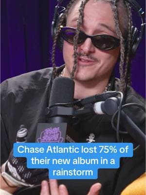 @CHASE ATLANTIC lost 75% of their new album in a rainstorm #chaseatlantic #rain #hurricane #rainstorm #music #zachsangshow #zachsang #danzolot #fyp #foryou 