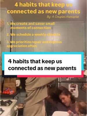 4. We keep eachother in mind and agree to prioritize us, working on the problem, not each other as a team.  These are some of the agreements and habits that have kept us connected through the ups and downs of parenthood, without losing our connection. . What is a habit that you want to add or that has helped you stay connected during this time? What has been difficult? What is one thing you could do differently that would help your connection during this time? Share with me in the comment section & follow along for weekly tips for how to create a secure relationship💜 #securerelationships #newparents #relationshipcoach #couplestherapist #anxiousattachment #newparentslife #newparentsbelike 