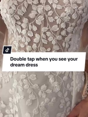 Double tap when you see your dream dress! 🤍✨ #BrideToBe #orlandobride #solutionsbridal #2026bride #SayYesToTheDress #orlandoflorida 