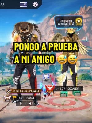 PONGO A PRUEBA LA LEALTAD DE @SOY_ORTIZ😎 @@SoyEscanor🦁 #freefire #freefire_lover #clipsfreefire #paratii #garenafreefire #duosfreefire #fyp 