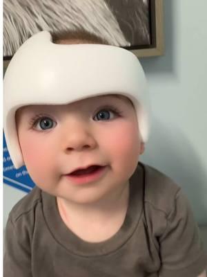 Rahziel got his helmet 🥹 I need to decorate it 💖 #helmetbaby #MomsofTikTok #sahm #babytok #postpartum 