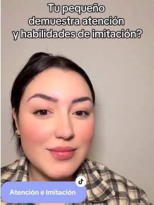 Tu pequeño demuestra atención y habilidades de imitación? Es importante entender los pasos para trabajar en las habilidades de habla & de lenguaje con los bebés y toddlers. #desarolloinfantil #consejosparamamas #terapiadesarrolloinfantil #bilingualkids #retrasos #bebesymamas #mamalatina #terapiadelenguaje #mexicantiktok #autismoinfantil #terapiadehabla #latinostiktok #bebesytoddlers #bebestiktoks #retrasodelneurodesarrollo #terapeuta #hispanosenusa #mamasprimerizas #latinosenusa #toddlermom #toddlerdevelopment 