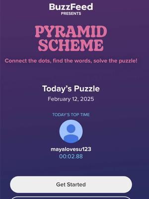 🚨WARNING HIGLY ADDICTIVE GAME🚨… Introducing Buzzfeeds’ NEW word game, Pyramid Scheme!Compete daily with other competitors for 1st place 🥇. @BuzzFeed  #puzzles #wordle #nytconnections #wordgames #buzzfeedreactions #greenscreenvideo 