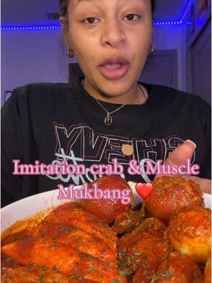 Imitation Crab &Muscles Mukbang❤️#fyppppppppppppppppppppppp #fypシ゚viral #fyp #fyppp #fypppppppppppppp #viralvideo #viraltiktok #viralllllll #mukbang #mukbangeatingshow #asmr #mukbangasmr #asmrvideo #viral_video #fypage #fypツ 